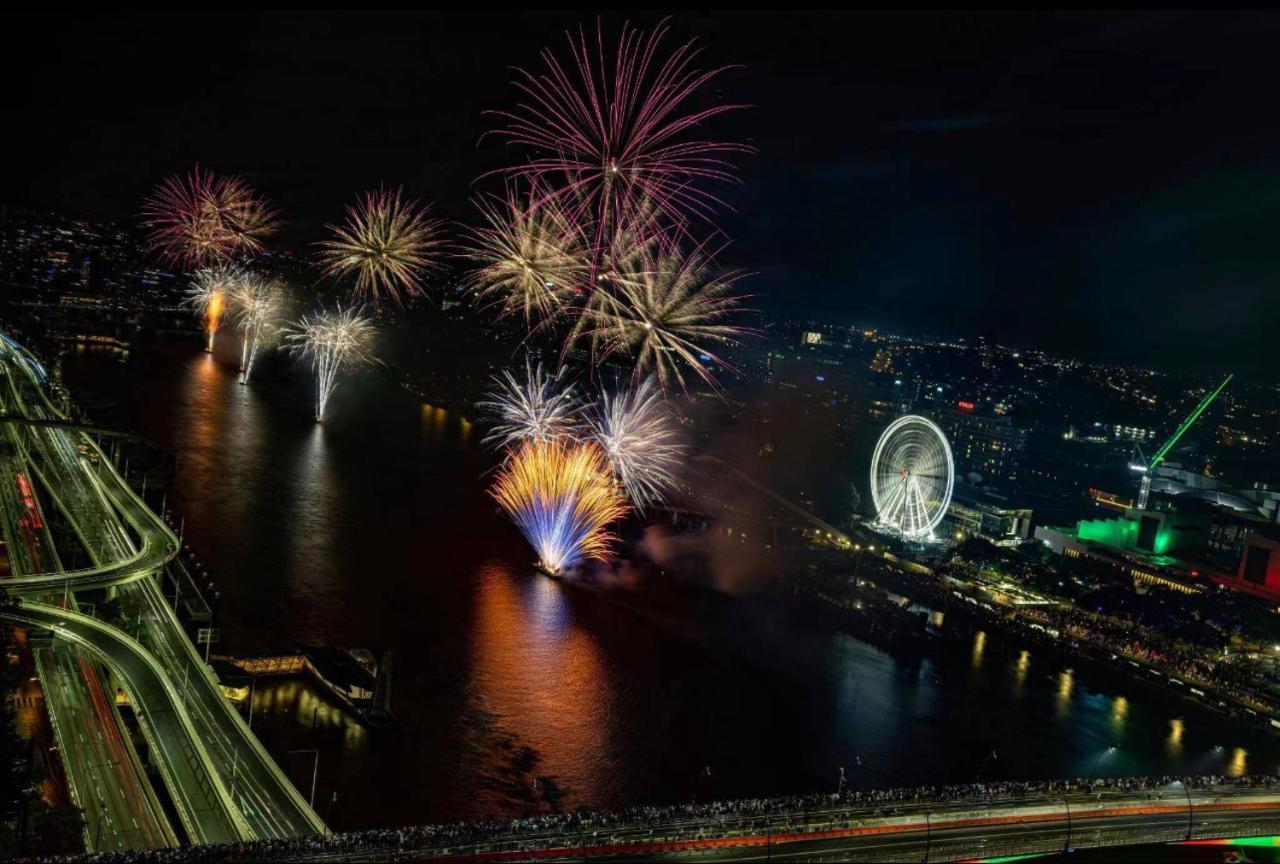 Brisbane Riverfront Oasis 2Bed Panoramic Riverview エクステリア 写真
