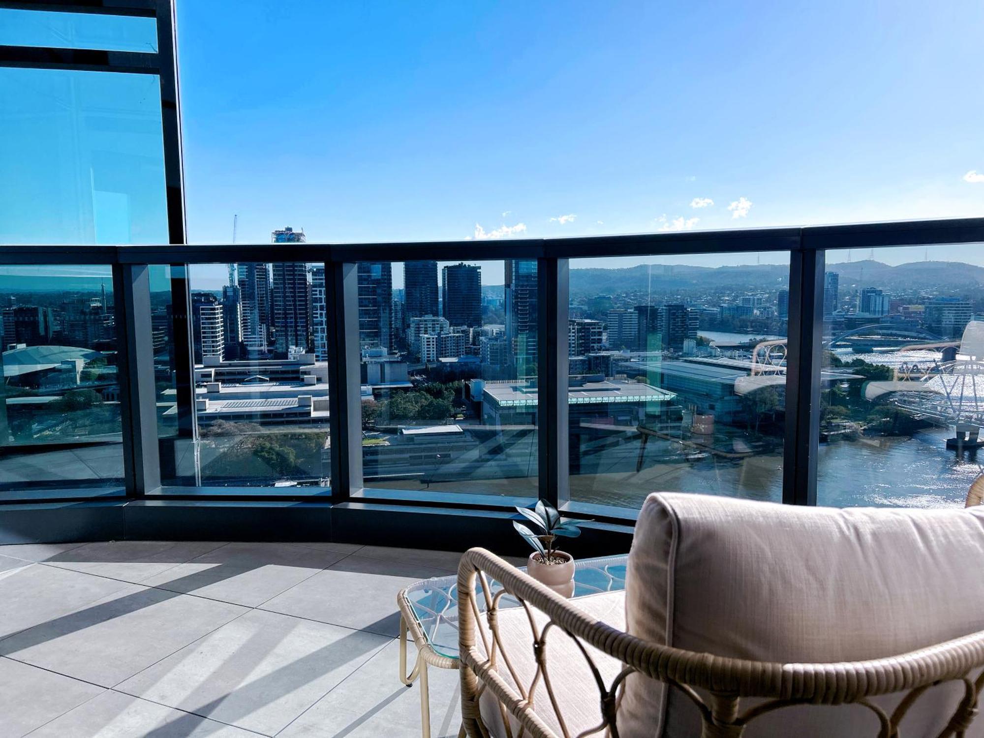 Brisbane Riverfront Oasis 2Bed Panoramic Riverview エクステリア 写真